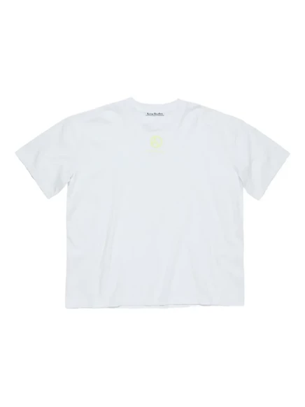 Женская футболка Acne Studios органический хлопок, белая