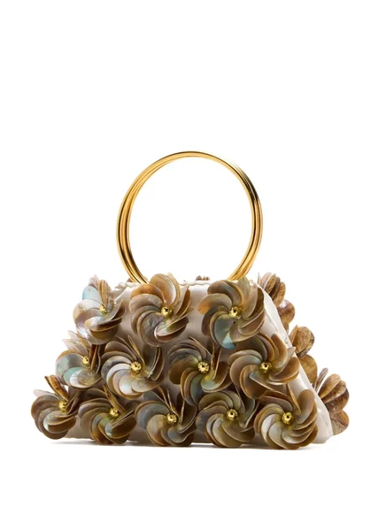 Женский клатч Vanina Fleurs de Shells, белый