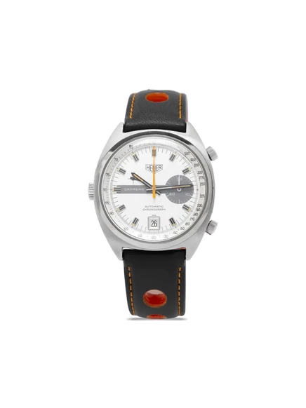Часы TAG Heuer Carrera 1970 хронограф 38 мм, серебристые
