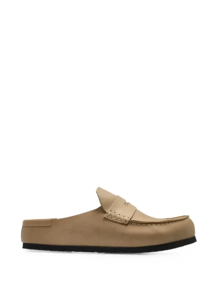 Мужские лоферы Birkenstock Naples из кожи, бежевые
