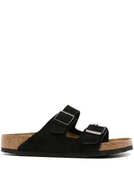 Мужские сандалии Birkenstock Arizona замшевые, черные