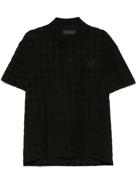 Футболка-поло AMIRI MA Quad black