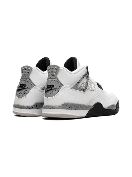 Кроссовки для мальчиков Jordan Kids Air Jordan 4 Retro White Cement, белые