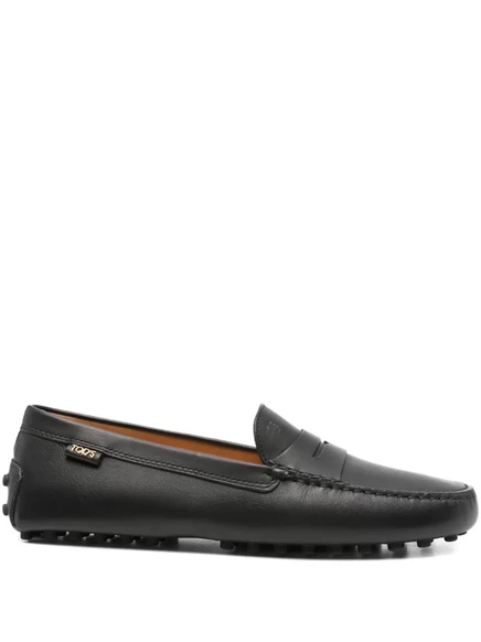 Женские лоферы Tod's с логотипом, черные