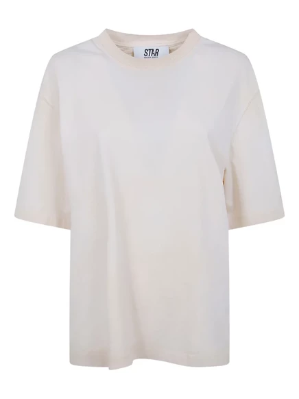 Футболка Golden Goose с декором, белая
