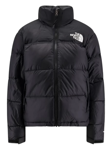 Мужской пуховик The North Face с вышитым логотипом, черный