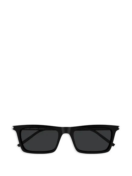 Унисекс солнцезащитные очки Saint Laurent Eyewear D-frame, черные