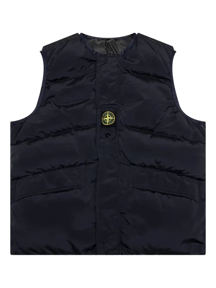 Мужской жилет Stone Island двусторонний, темно-синий