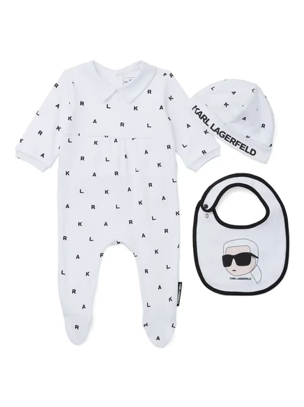 Комплект боди Karl Lagerfeld Kids, белый