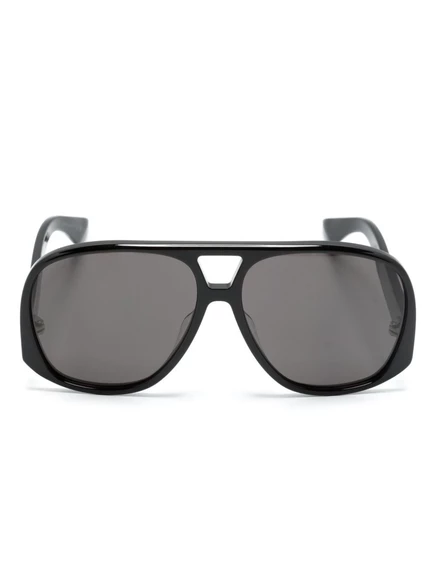 Солнцезащитные очки в пилотной оправе Saint Laurent Eyewear Solace black