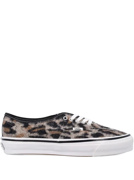 Унисекс кеды Vans LX Authentic 44 леопардовые, коричневые