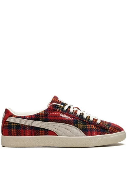 Кроссовки Puma Suede VTG Harris Tweed, красные