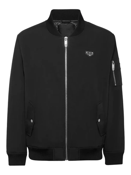 Куртка-бомбер с эмблемой Philipp Plein black