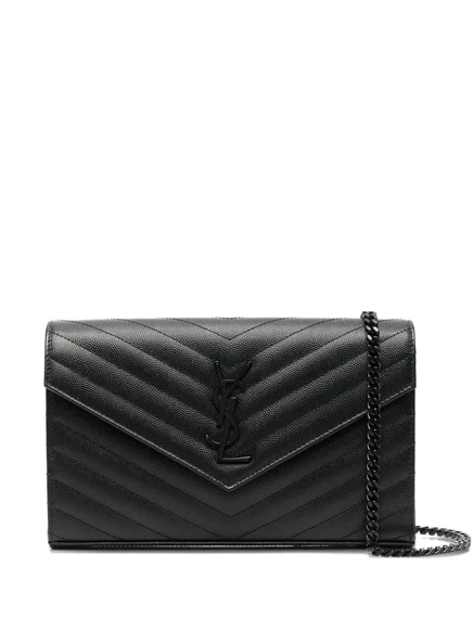 Женская сумка‑клатч Saint Laurent Cassandre, черная