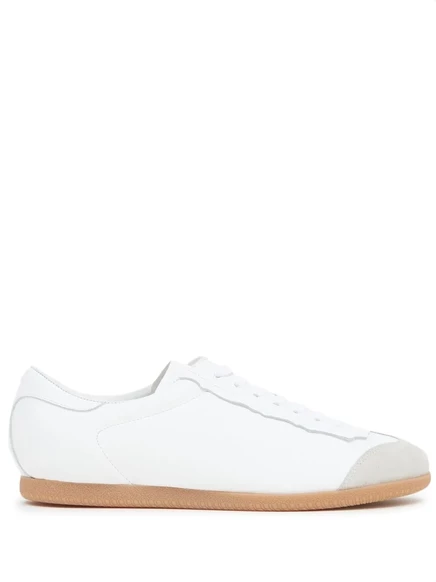 Легкие кроссовки с низким берцем Maison Margiela white