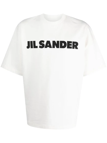 Мужская футболка Jil Sander с логотипом, белая