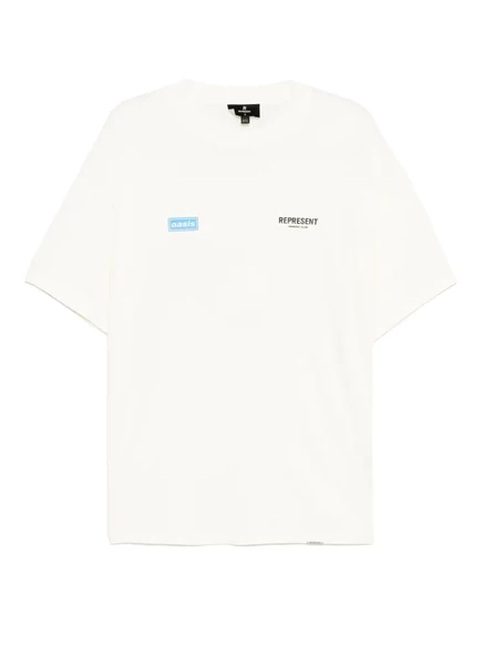 Мужская футболка Represent x Oasis Owners Club, слоновая кость