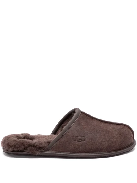 Мужские тапочки Ugg из замши, коричневые
