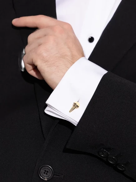 Запонки для мороженого Paul Smith silver