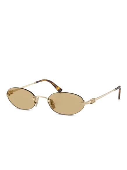 Женские солнцезащитные очки Miu Miu Eyewear, золотые