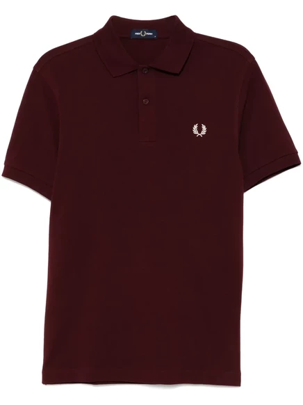 Мужская футболка-поло Fred Perry из хлопка, красная