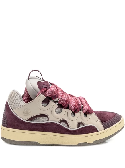 Кроссовки Lanvin Curb на шнуровке, красные