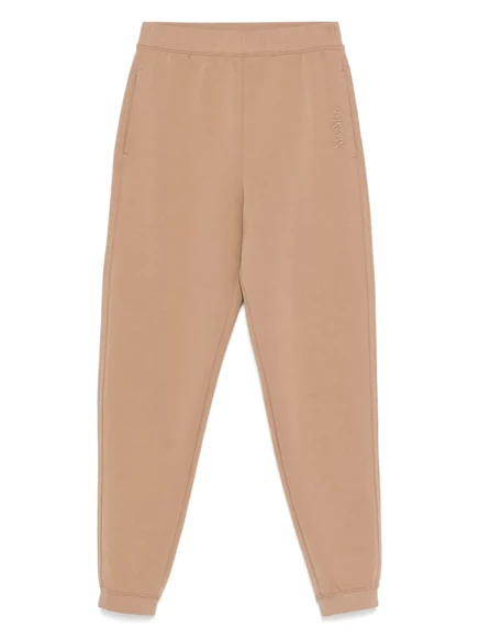 Спортивные брюки с вышитым логотипом Max Mara  brown