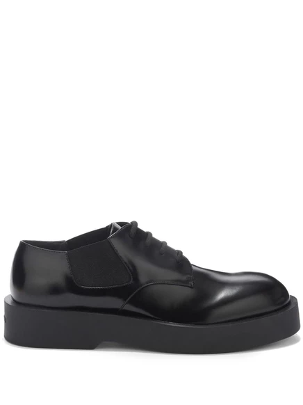 Мужские кожаные дерби Jil Sander, черные