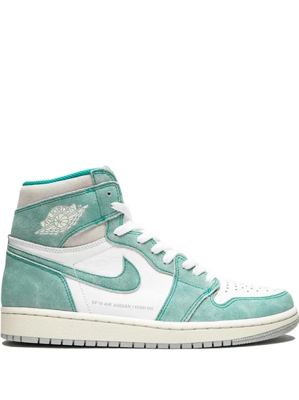 Унисекс кроссовки Jordan Air Jordan 1 Turbo Green, зелено-белые