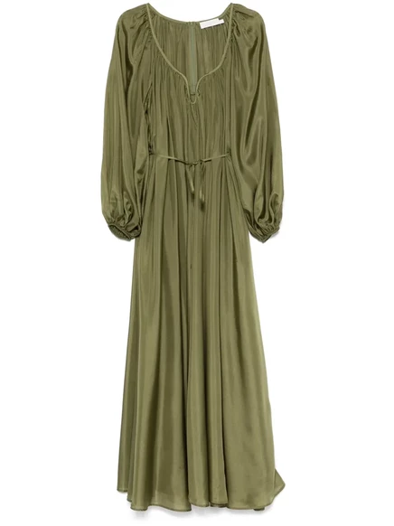 Женское платье Zimmermann Acacia макси, хаки