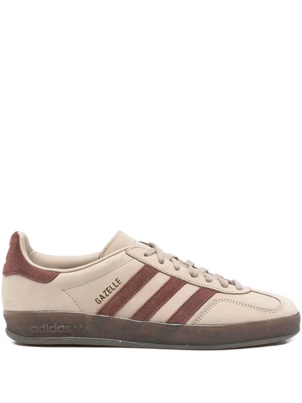 Унисекс кроссовки Adidas Gazelle с тремя полосами, бежевые