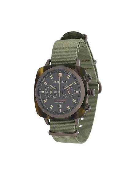 Мужские часы Briston Clubmaster Sport Chrono 42 мм, черные