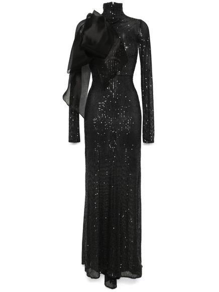 Макси-платье Atu Body Couture с блестками black