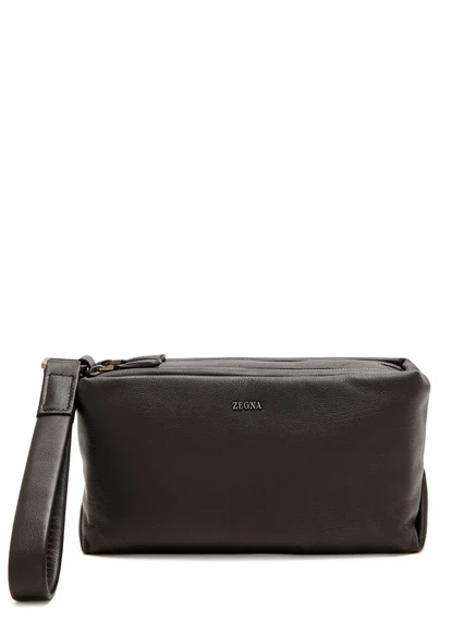 Мужская косметичка Zegna Secondskin, коричневая