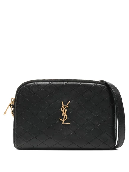 Женская сумка Saint Laurent Gaby на цепочке, чёрная