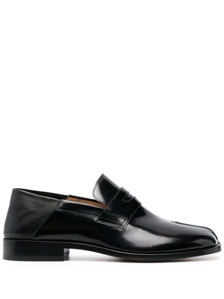 Мокасины без застежки Maison Margiela Tabi black