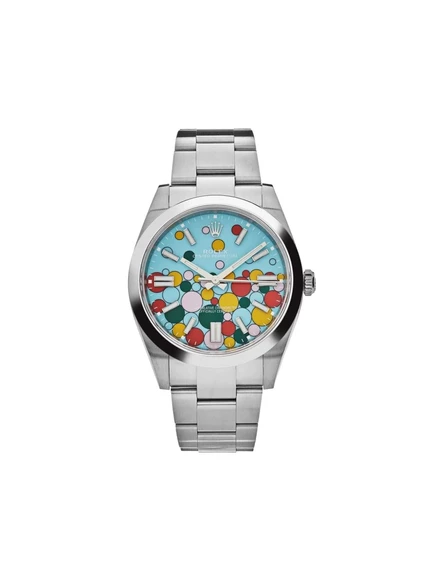 Бывшие в употреблении часы Rolex 2024 Oyster Perpetual Celebration Motif 36 мм blue