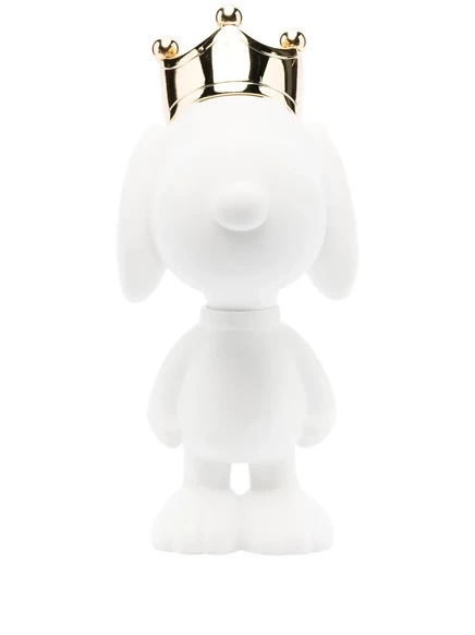 Фигурка Leblon Delienne Snoopy Crown 31 см, бело-золотая