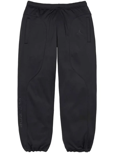Мужские спортивные брюки Supreme x Jordan Tricot, черные