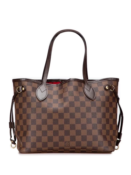 Сумка-тоут Louis Vuitton Neverfull PM 2009, коричневая