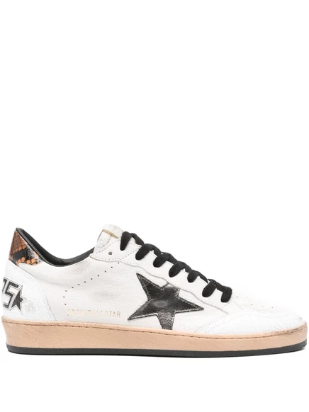 Кроссовки Golden Goose Ball с отделкой  white