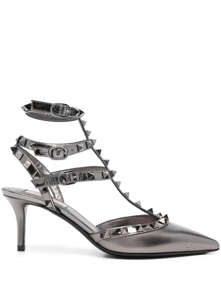 65-миллиметровые насосы Rockstud от Valentino Garavani grey