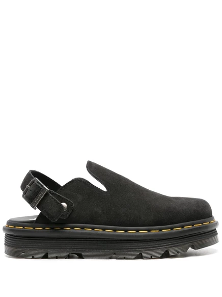 Женские мюли Dr Martens Zebzag из замши, черные