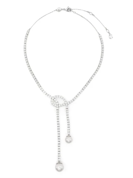 Женское ожерелье Swarovski Matrix Y, серебристое