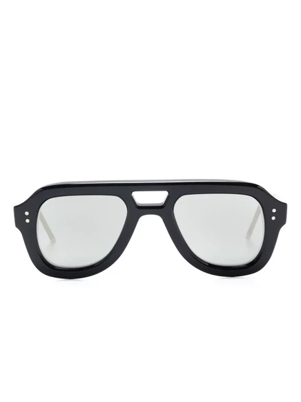 Солнцезащитные очки в пилотской оправе Thom Browne Eyewear   black