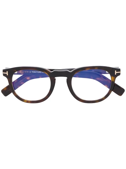 Очки в круглой оправе TOM FORD Eyewear brown