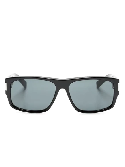 Унисекс солнцезащитные очки Saint Laurent SL 689, черные