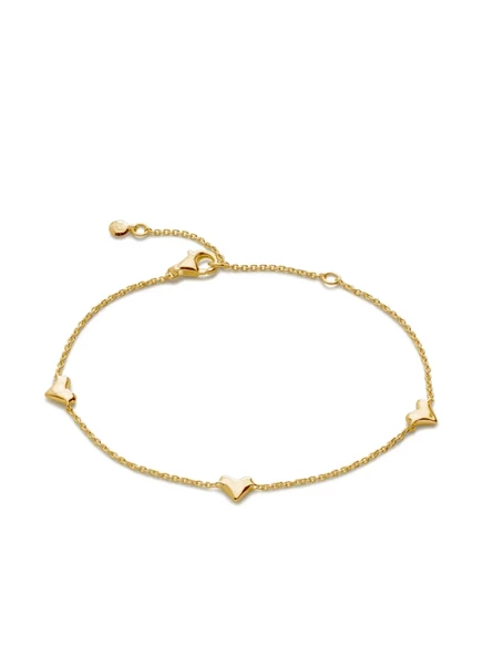 Браслет-цепочка с сердечком от Моники Винадер gold