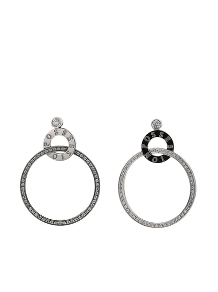 Женские серьги Piaget Possession с бриллиантами, серебристые