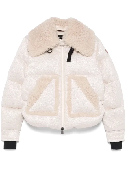 Женская лыжная куртка Moncler Grenoble Stowe, пудровая